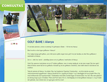Tablet Screenshot of golf.consultas-alanya.dk